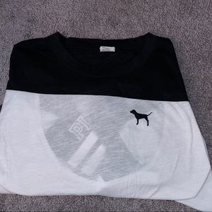 PINK Long Sleeve Back Cutout Tee